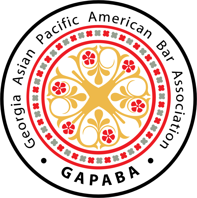 GAPABA Logo Round Pin Black